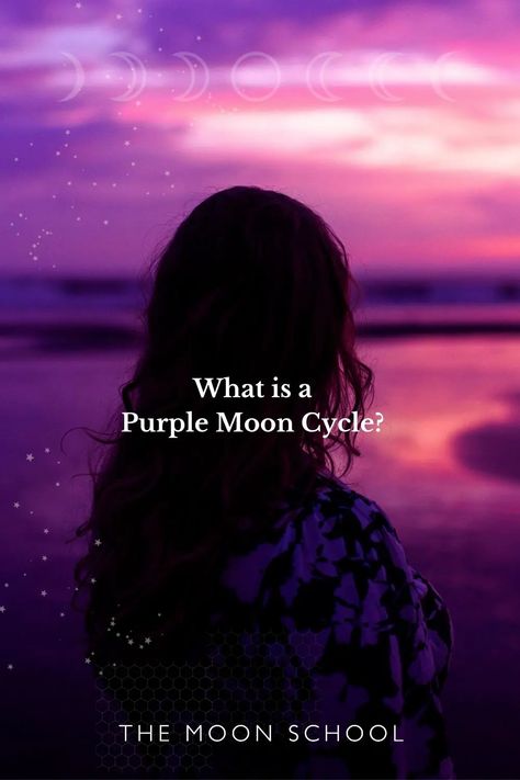 Period on the waning Moon? Here’s the Meaning of your Purple Moon Cycle… Purple Witch Moon Cycle, Purple Moon Cycle Period, Purple Moon Cycle, Waning Moon, Purple Moon, Moon Cycle, Witch Stuff, Moon Witch, Lunar Cycle