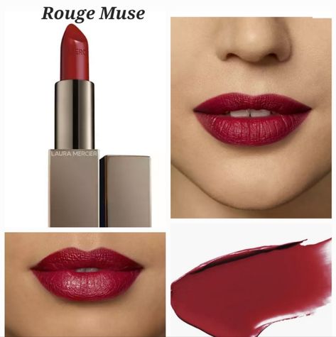 Brand New/ In Box/ Laura Mercier Rouge Essentiel Silky Creme Lipstick Color Rouge Muse Finish Satin Silky Crme Lipstick Combines Intense Color With Weightless Wear. Featuring A Custom-Curved Bullet, This Lipstick Is Thoughtfully Sculpted To Instill Lips With Lasting Color In One Swipe. Its Silky Cream Formula Lasts For Up To Six Hours While Remaining Resistant To Transferring, Feathering, Drying, Fading Or Smudging. Key Features: Smooths Lips With Mediterranean Sea Algae Extract Micronized Coate Fall Lipstick Colors, Maroon Lipstick, Sea Algae, Laura Mercier Makeup, Creme Lipstick, Lipstick Color, Mediterranean Sea, Laura Mercier, Lipstick Colors