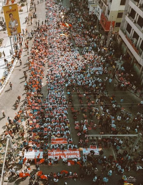 #WhatsHappeningInMyanmar Mandalay, Military Coup, Peaceful Protest, Military Police, Central Station, Train Station, Myanmar, Bts Wallpaper, City Photo