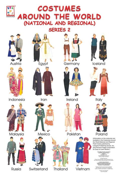 Different Cultures Clothing, Costumes For Seven People, English Culture Clothing, Cultural Clothing Around The Worlds, Traditional Cultural Clothing, Traditional Clothes Around The World, International Costume Ideas, People Around The World Culture, Cultural Food Around The Worlds