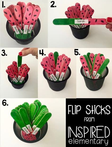 Classroom Setup, Flip Sticks, خريطة ذهنية, Classroom Hacks, Aktiviti Kanak-kanak, Classroom Organisation, Classroom Behavior, Teacher Organization, New Classroom