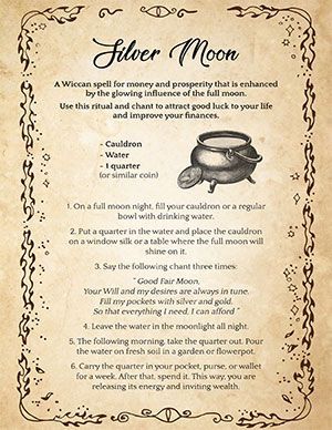 ‘Silver Moon’: Money Manifestation Spell in the Full Moon – Spells8 Witch Tools List, Cauldron Uses, Making Brooms, Witch Crafts Diy, Witchy Tools, Spiritual Education, Astral Realm, Witch Grimoire, Witch Brooms