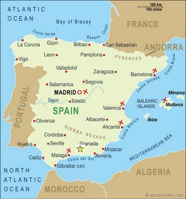 Granada Spain Bilbao, Granada, Spicy Mustard Sauce, Barcelona Spain Map, France Geography, Side Gardens, Places Pictures, Spanish Ham, Spain Country