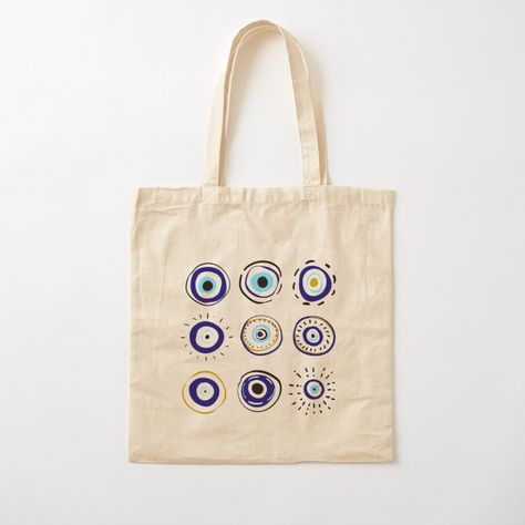 Totes Bag Design Ideas, Tote Bag Ideas Design, Tote Bag Design Paint, Ecobag Design Ideas, Canvas Bag Painting, Tote Bag Design Diy Paint, Cute Tote Bag Design, Evil Eye Tote Bag, Paint Tote Bag