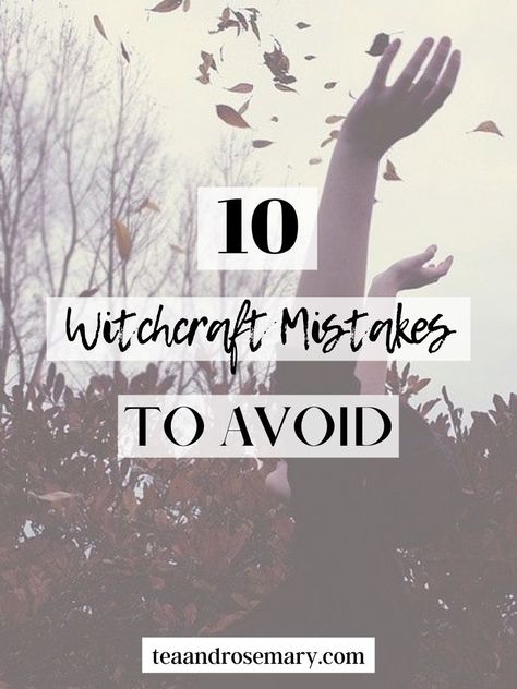 10 beginner witchcraft mistakes to avoid: witchcraft for beginners and simple witchcraft #witchcraftforbeginners #simplewitchcraft #witchcraft Simple Witchcraft, Beginner Witchcraft, White Witchcraft, Wicca For Beginners, Witchcraft Spells For Beginners, Powerful Spells, Spells For Beginners, Witchcraft Spells, Tarot Magic