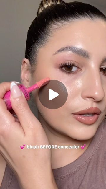 How To Use Blush And Highlighter, How To Pick Blush Color, Liquid Blush Tutorial, Lipstick As Blush How To Use, How To Put On Liquid Blush, Liquid Blush Placement, Applying Liquid Blush, How To Use Liquid Blush, How To Blush Cheeks