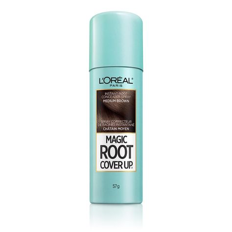 Color	Medium Brown
Package Information	Aerosol
Product Benefits	3 Seconds to Flawless Roots. Temporary Root Touch Up Spray. Quickly covers gray roots.
Brand	L’Oréal Paris
Item Form	Aerosol Hair Color Gloss, Hair Color Spray, Root Cover Up, Root Concealer, Covering Gray Hair, Light Golden Brown, Grey Roots, Root Touch Up, Temporary Hair Color