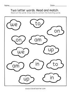 Two letter words matching  worksheet 2letter Words Worksheets, Two Letter Words Worksheet For Kids, 2 Letter Sight Words Kindergarten, Two Letters Words Worksheets, Two Letter Words For Kids In English, Two Letter Words Worksheet In English, Two Letter Sight Words Worksheets, Worksheet On Two Letter Words, Jr Kg Worksheets