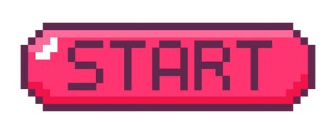 Pixel Start Button, 8 Bit Art Pixel, Start Button Icon, Game Button Design, Pixel Game Background, Pixel Button, Pixel Game Art, Game Art Style, Assignment Template