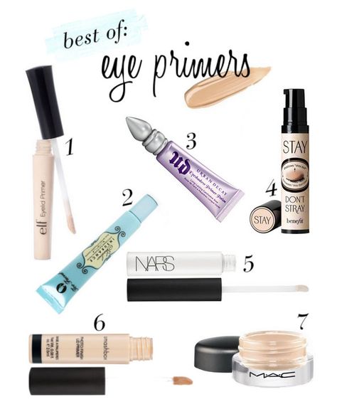 If your Holy Grail of eye make-up is vibrant, long lasting, CREASELESS color, then what you need is an amazing eye primer. Luckily, there are so many to choose from, ranging from high-end to drugstore prices. No excuses for your liners and shadows to look like a (hot) smudged mess! 1. e.l.f. Mineral Eyeshadow Primer … Read more... Primer Drugstore, Best Eye Primer, Eye Shadow Primer, Trendy Eyeshadow, Best Eyeshadow, Mineral Eyeshadow, Eyeshadow Primer, Eye Primer, No Excuses