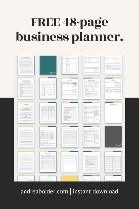 Business Idea Template, Organisation, Planners For Business Owners, Small Business Checklist Free Printable, Business Plan Workbook, Small Business Free Printables, Small Business Planner Ideas, Small Business Need To Know, Small Business Templates Free Printable