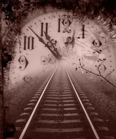 Questions to face yourself to help you embrace ALL past, present and future... and see what others say! Father Time, Night Circus, Time Will Tell, Time After Time, Funny Joke Quote, What Time Is It, What Time Is, Time Flies, Train Tracks