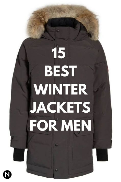 Fur-hooded parka with text overlay. Mens Winter Jacket 2023, Men’s Winter Coat Styles, Men's Winter Jacket, Winter Coat Men Cold Weather, Winter Jacket Men Outfit, Man Winter Jacket, Winter Jacket Men Cold Weather, Mens Parka Outfit, Mens Winter Jackets Cold Weather