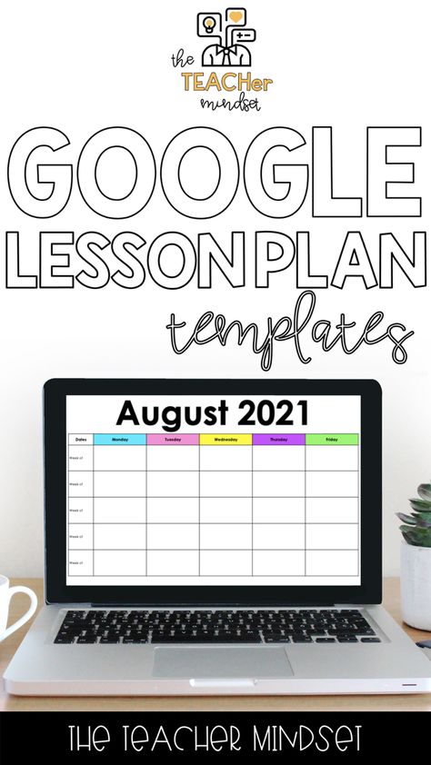 Get organized this school year with my FREE Digital Daily and Monthly Lesson Plan Templates. This freebie includes a monthly lesson planning calendar which runs from August-June. Each month includes a spot for five weeks of lesson plans for each month. Each day includes 5 spaces to add lesson plans. The daily lesson plan template will allow you to get more detailed with your lesson plans. It includes a spot for adding lesson plan details, materials and any other notes (i.e., differentiation note Organisation, Weekly Lesson Plan Template Free, Monthly Lesson Plan, Daily Lesson Plan Template, Curriculum Template, Preschool Organization, Editable Lesson Plan Template, Middle School Special Education, Weekly Lesson Plan Template