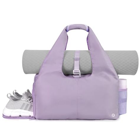 Cute Gym Bag, Yoga Mat Tote, Yoga Gym Bag, Bag With Shoe Compartment, Yoga Mat Holder, Womens Gym Bag, Gym Tote, Sports Bags Gym, Yoga Mat Bag