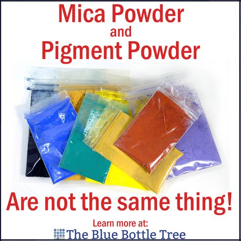 Mica Pigment Powder, Diy Mica Powder, Using Mica Powder In Acrylic Paint, Mica Powder Uses, Mica Powder Crafts, Resin Hacks, Blue Bottle Tree, Stamping Techniques Card Tutorials, Bottle Tree