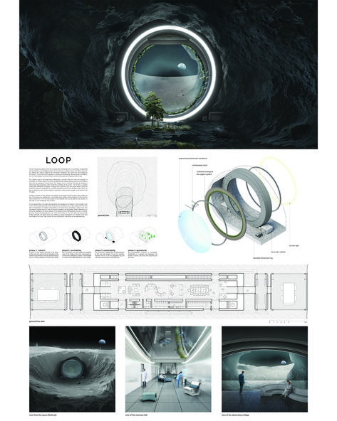 Space Colony Concept, Arch Plan, Biomimicry Architecture, Mars Project, Habitats Projects, Scifi Artwork, Moon Base, Architecture Design Presentation, European Space Agency