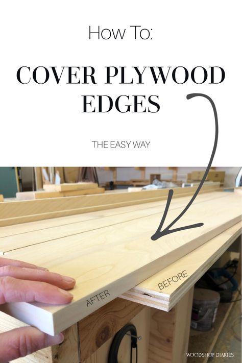 Plywood Diy, Plywood Edge, Plywood Table, Plywood Projects, Plywood Shelves, Plywood Cabinets, Free Woodworking Plans, Plywood Furniture, Woodworking Plan