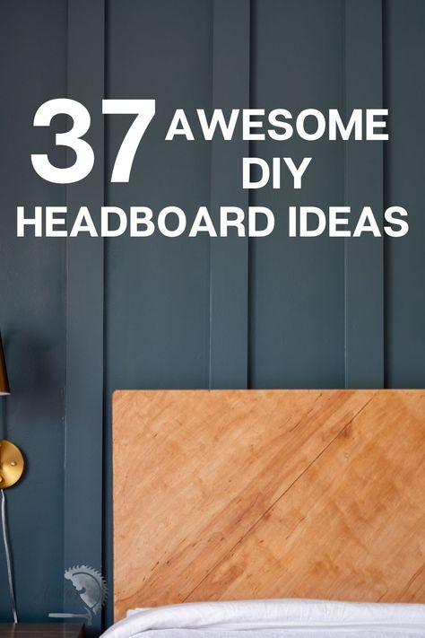 Diy King Size Headboard, Diy Headboard Ideas, Diy Bed Headboard, Diy Wood Headboard, Farmhouse Headboard, Boho Headboard, Simple Headboard, How To Make Headboard, Headboard Ideas