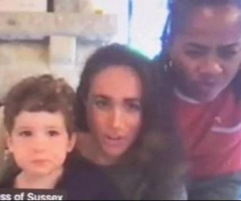 Meghan Markle's son Archie: Leaked photos show how much he has grown | Now To Love Archie Harrison, Doria Ragland, British Royal Family News, Prince Harry And Megan, Dark Red Hair, Royal Family News, Prince William And Catherine, Zoom Call, William And Kate