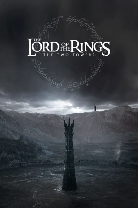 Orthanc Tower, Barad Dur, The Lord Of Rings, Mount Doom, Middle Earth Art, Lord Of Rings, Two Towers, Lotr Art, The Two Towers