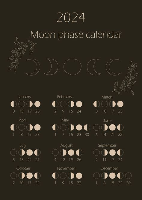 Witch Hacks, Event Organizer Planners, Business Planner Organization, Moon 2024, Moon Phases Calendar, New Moon Full Moon, Moon Phase Calendar, Bill Planner, Moon Full