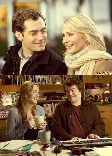 The Holiday (2006) - Jude Law, Cameron Diaz, Kate Winslet, Jack Black The Holiday Jack Black, The Holiday Movie Poster, The Holiday Movie Quotes, The Holiday Movie Aesthetic, The Holiday Movie, Film Cult, Tenacious D, Christmas Films, Nancy Meyers