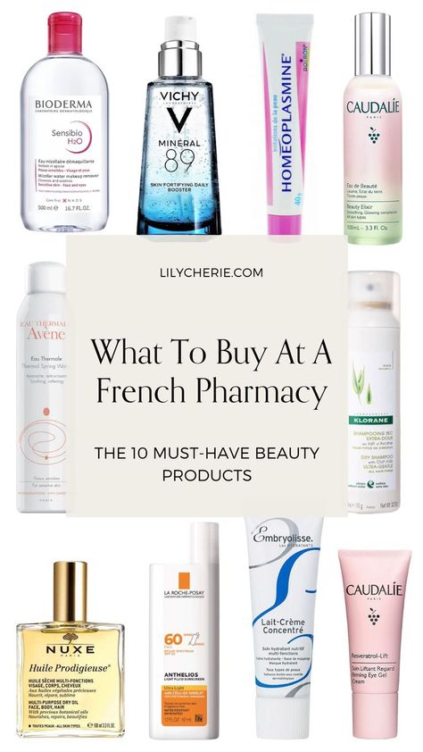 French Body Wash, Best French Pharmacy Skincare, French Drugstore Beauty Products, French Skincare Routine Steps, French Pharmacy Products, Paris Pharmacy Products, Best French Beauty Products, What To Buy In Paris Pharmacy, Best French Pharmacy Products