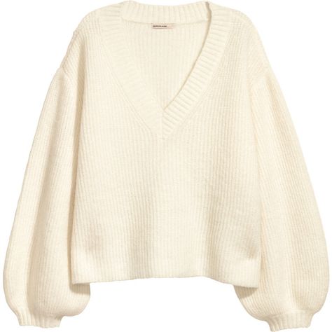 H&M Mohair-blend jumper ($56) ❤ liked on Polyvore featuring tops, sweaters, long sleeve jumper, long length sweaters, longer sweater, low v neck tops and long tops Png Clothes, Mode Hipster, Fashion Blogger Style, Modieuze Outfits, Mode Inspiration, Fesyen Wanita, Dream Clothes, Mode Outfits, Outfits Casuales