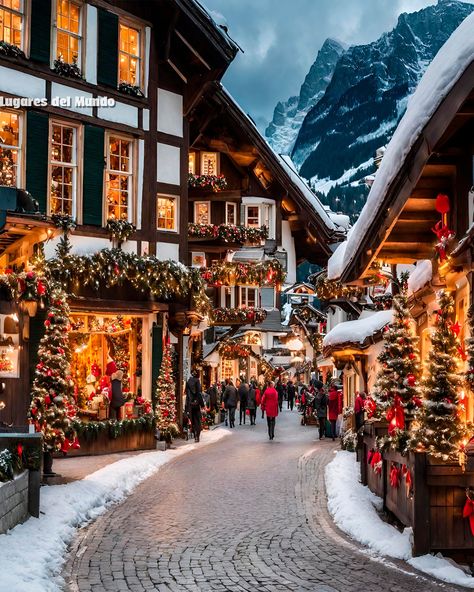 Switzerland Christmas, Grindelwald Switzerland, Christmas Destinations, Christmas In Europe, Christmas Inspo, Switzerland Travel, Christmas Travel, Dream Travel Destinations, Dream Holiday