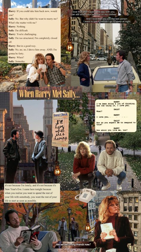 when harry met sally #whenharrymetsally #megryanfall Meg Ryan When Harry Met Sally, When Harry Met Sally Tattoo, When Harry Met Sally Wallpaper, When Harry Met Sally Aesthetic, Sally Halloween Costume, Harry And Sally, Autumn Moodboard, Random Person, Rom Coms