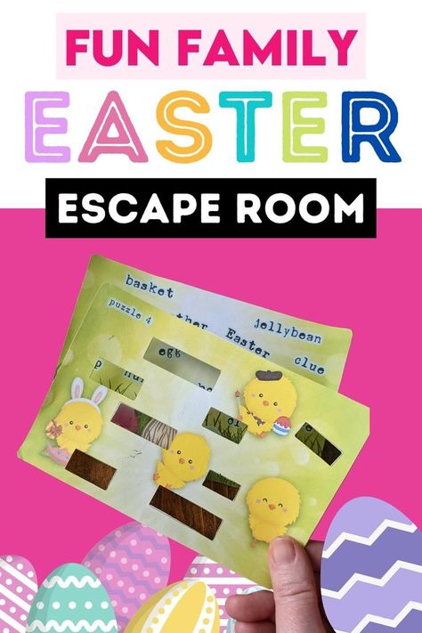 Easter Escape Room For Kids Free, Alternative Easter Egg Hunt, Easter Escape Room For Kids, Easter Escape Room Ideas, Easter Escape Room Free, Easter Egg Hunt Alternatives, Easter Scavenger Hunt Ideas, Easter Escape Room, Escape Room Ideas