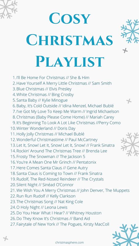 Cozy Christmas Playlist, Christmas Music Playlist Cover, Christmas Playlist Names, Christmas Playlist Cover, Cozy Christmas Room, Christmas Room Ideas, In A Holidaze, Christmas Room Decor Ideas, Christmas Checklist