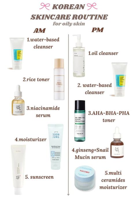 Skin Routine Oily Skin, Korean Oily Skin Care, Best Korean Skin Care Products For Oily Skin, Korean Skin Care Products For Oily Skin, Best Korean Skincare For Oily Skin, Body Lotion For Oily Skin, Oily Skin Care Routine Korean, Best Skin Care Routine For Oily Skin, Korean Products For Oily Skin