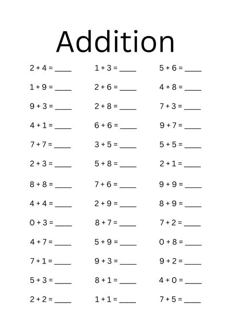 math worksheets preschool Montessori, First Grade Educational Activities, Learning Activities For Second Graders, Adding Preschool Worksheets, Homework 1st Grade, Math For Second Grade Worksheets, Math For First Grade Worksheets, Homeschool Kindergarten Worksheets, 4 Year Learning Activities