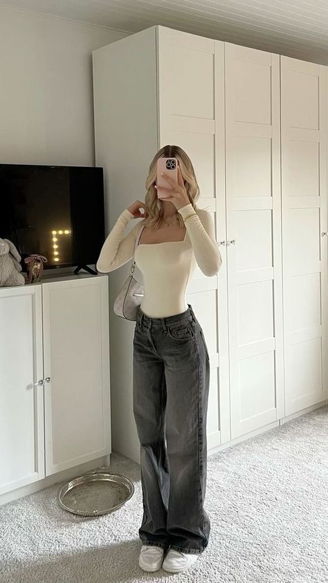 Aesthetic Ootd, Skandinavian Fashion, Long Sleeve Outfits, Ootd Outfits, Outfit Inspo Casual, Cute Everyday Outfits, Autumn Outfit, Outfit Inspo Fall, Natural Wellness