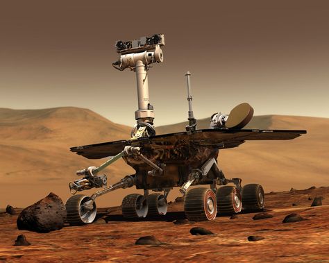 Mars Rovers, Spirit and Opportunity, land on opposite sides of Mars and begin exploring the planet. Since their landing, the rovers have sent more than 100,000 high-resolution, full-color images of the planet’s surface. Opportunity Rover, Nasa Rover, Mars Exploration, Curiosity Rover, Nasa Mars, Mars Rover, Dust Storm, Nasa Jpl, Mission To Mars