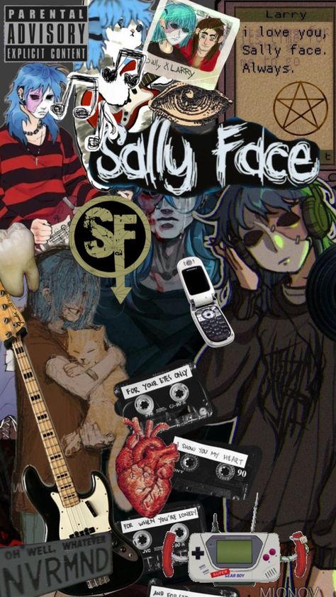 Horror Wallpaper, Sally Man, Halloween Wallpaper Cute, Grunge Pictures, Little Misfortune, Sally Face Game, Cry Of Fear, Emo Wallpaper, Sally Face