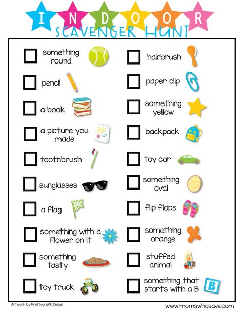 indoor scavenger hunt list Indoor Pe Activities For Kids, Rainy Day Party Ideas, Kids Rainy Day Activities, Kids Challenges Activities, This Or That For Kids, Scavenger Hunt Ideas For Kids Indoor, Activities For Kids Indoor, Fun Indoor Activities For Kids, Children's Day Activities