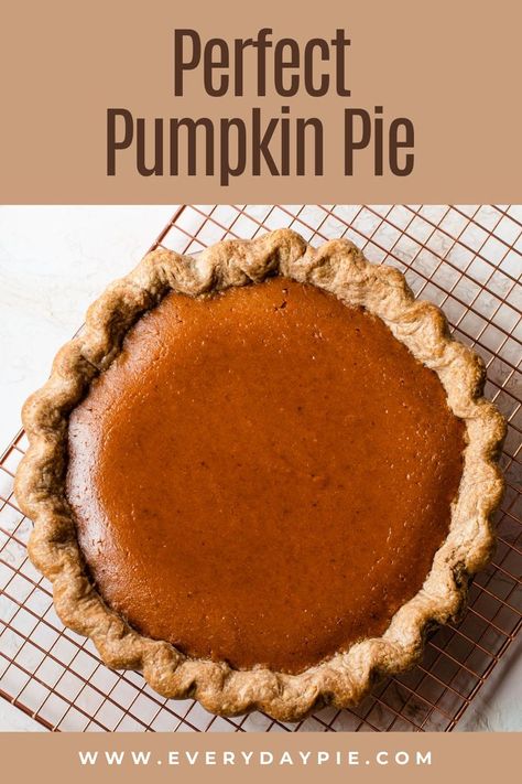 A beautifully baked pumpkin pie. Punkin Pie Recipe, Maple Pumpkin Pie Recipe, Maple Pumpkin Pie, Pumpkin Pie Crust, Classic Pumpkin Pie Recipe, Best Pumpkin Pie Recipe, Classic Pumpkin Pie, Pumpkin Pie Recipe Easy, Perfect Pumpkin Pie