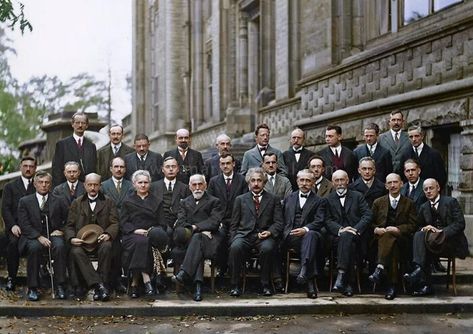 Nobel Prize Winners, Kuantan, Quantum Mechanics, Colorized History, Colorized Historical Photos, Nicola Tesla, Niels Bohr, Colorized Photos, Marie Curie