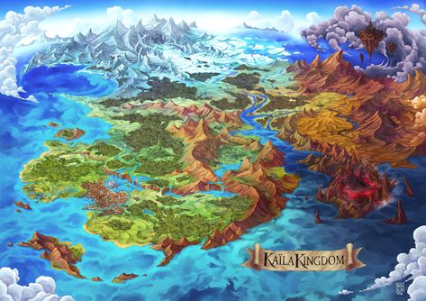 Fantasy Game Landscape, Magic Drawings, World Map Continents, Map Inspiration, Fantasy High, Fantasy Map Making, Fantasy Words, Anime House, Rpg World