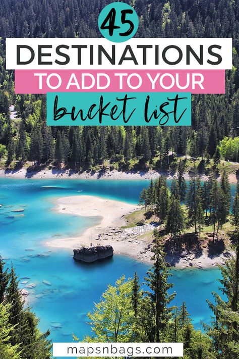 Unique Travel Destinations, Bucket List Ideas, Dream Vacations Destinations, Unique Travel, Summer Destinations, Bucket List Destinations, Places In The World, Top Travel Destinations, Dream Travel Destinations