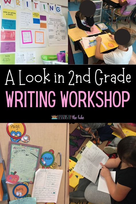 Look into my writing workshop, how I do mini lessons, facilitate independent time to write, organize my writing center, and encourage my growing writers! Used with Lucy Calkins curriculum! Writers Workshop Second Grade, Writers Workshop 2nd, Writing Center Second Grade, Writing Mini Lessons 2nd Grade, 2nd Grade Writers Workshop, Writing Workshop 2nd Grade, Second Grade Writing Curriculum, Lucy Calkins Writing 2nd Grade, Writing 2nd Grade