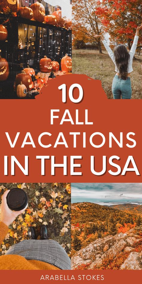 Autumn Travel Destinations, Best Fall Travel Destinations Us, Tennessee Fall Vacation, Best Places To Go In The Fall, Best Fall Weekend Getaways, Best Fall Foliage Trips, October Travel Destinations Us, Fall Getaways U.s. States, Fall Travel Destinations Usa