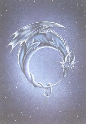 Moon Dragon by Sirenic Angel, via Flickr- my next tattoo? Moon Dragon, Dragon Moon, Yin Yang Tattoos, Dragon's Lair, Fairy Dragon, Beautiful Dragon, Dragon Pictures, Dragon Artwork, Fantasy Fairy