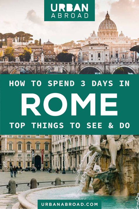 rome in 3 days Things To See In Rome, Must See In Rome, Italy Travel Itinerary, One Day In Rome, 2 Weeks In Italy, 2 Days In Rome, Rome Catacombs, 3 Days In Rome, Traveling To Italy