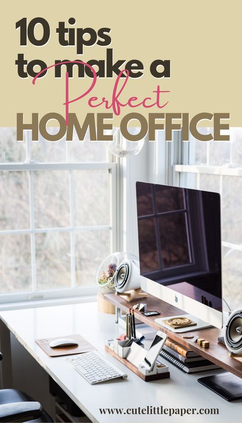 Work At Home Space, Small Work Room Ideas Home Office, Home Office Ideas With Two Monitors, Work From Home Office Desk Set Up, Organisation, Home Office Inspiration For Men, Photographer Home Office Ideas, Behind Monitor Decor, Work Desk Ideas At Home