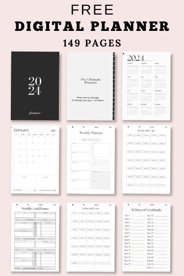 Unlock the power of organization with our FREE digital planner! 🗓️ This isn't just any planner; it's your new aesthetic and personal assistant for 2024. 🌟 Get your ideas flowing and your schedules in check with our beautifully designed calendar and weekly planner templates. Perfect for GoodNotes and Notability. So whether you're planning your day, your week, or your entire month, do it in style . Free digital download available now. Start planning the year ahead with clarity elegance! ✨ Business Planner Printables, Free Digital Planner, Free Planner Templates, Daily Planner Printables Free, Study Planner Printable, To Do Planner, Monthly Planner Template, Budget Planner Template, Budget Planner Printable