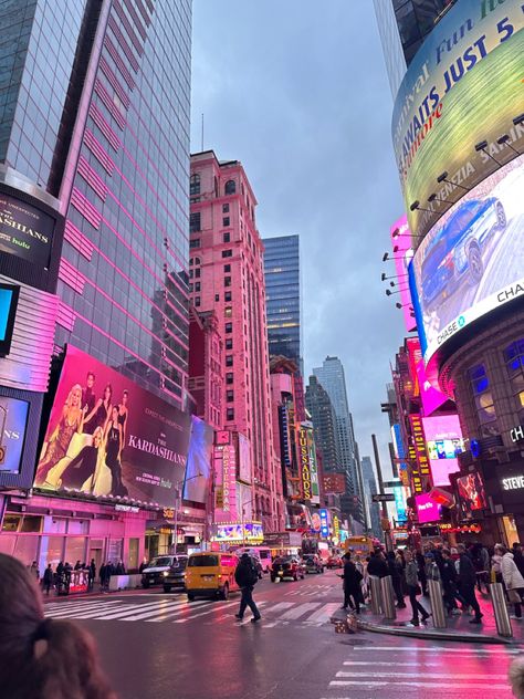 Neon, Times Square, At Night, New York, Square